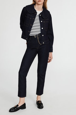 Rechte Jeans Nachtblauw