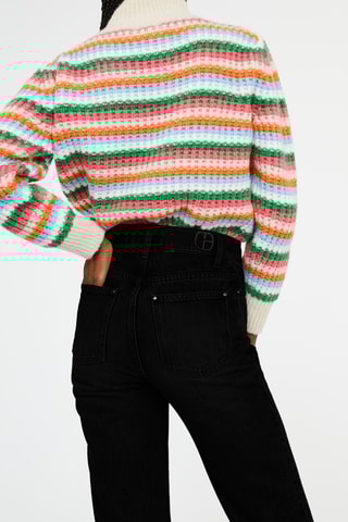 Jeans Wide Legs met Hoge Taille Zwart