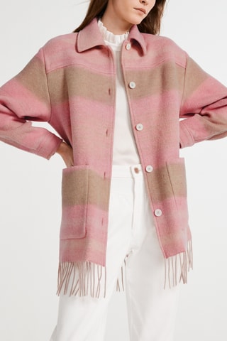 Manteau en laine - Rose