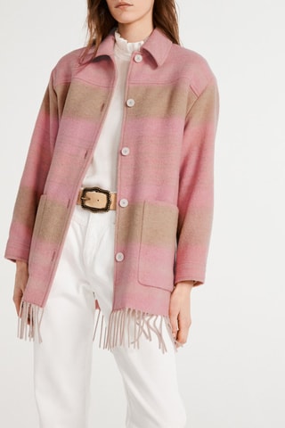 Manteau en laine - Rose