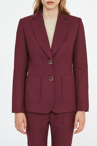 Blazer Bordeauxrood
