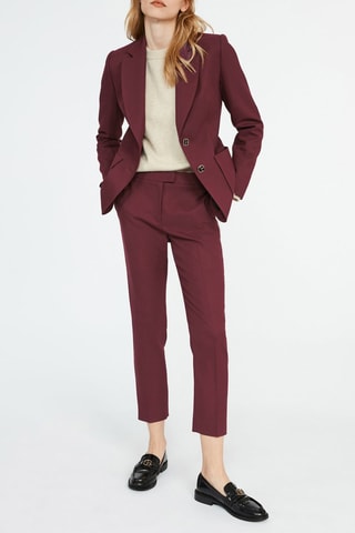 Blazer Bordeauxrood