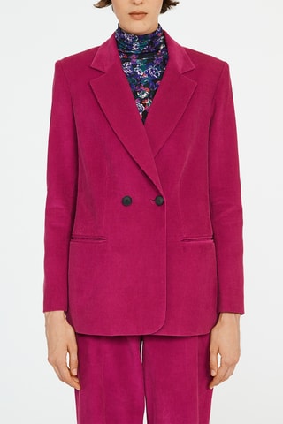 Velours Blazer Fuchsia