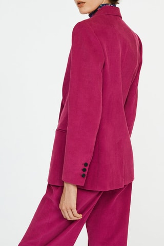 Velours Blazer Fuchsia