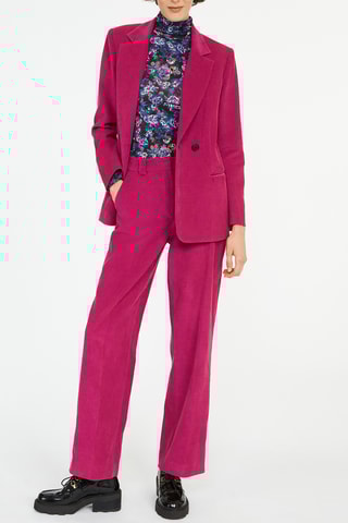 Velours Blazer Fuchsia
