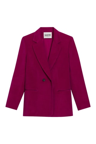 Velours Blazer Fuchsia