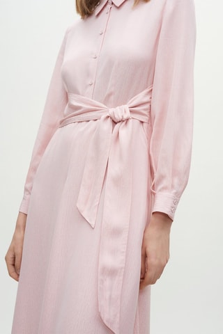 Blouse-jurk Poederroze