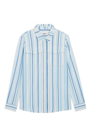 Blouse - Blauw en Wit