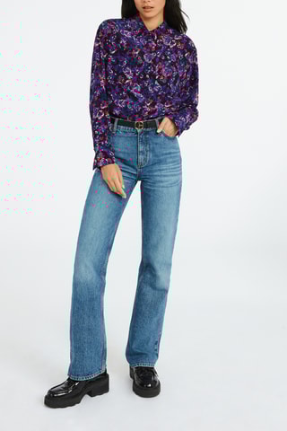 Zijden Blouse Zwart