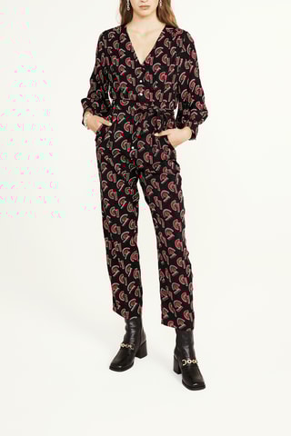 Jumpsuit Zwart en Rood