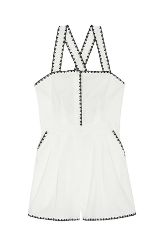 Playsuit Wit en Zwart