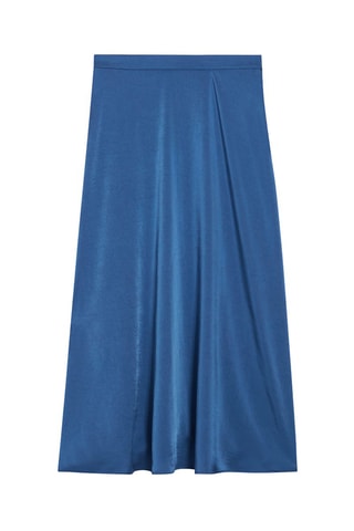 Halflange Rok Blauw