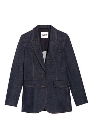 Getailleerd Denim Jasje Blauw