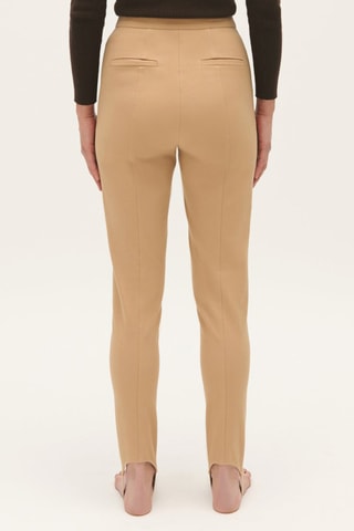 Broek Hoge Taille - Beige