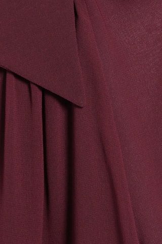 Trapezium Jurk - Bordeauxrood