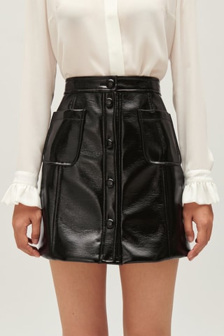 Minirok Hoge Taille - Zwart