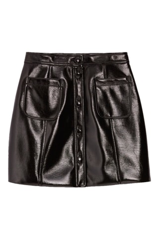 Minirok Hoge Taille - Zwart