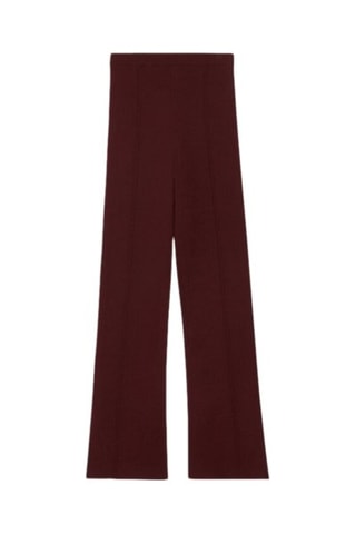 Broek Bootcut - Bordeauxrood