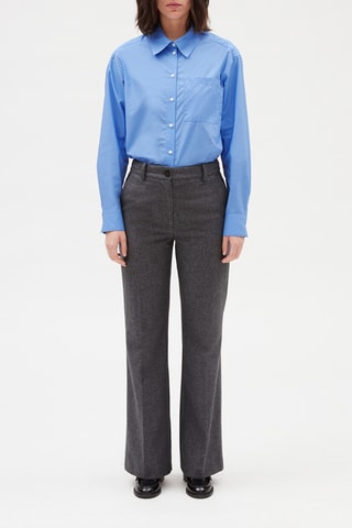 Wollen Broek Grijs