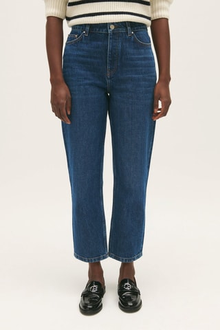Jeans Hoge Taille - Blauw