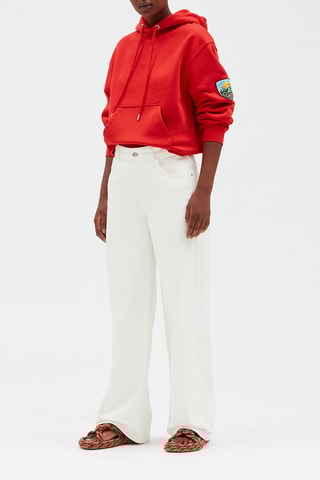 Wijde Jeans Wit