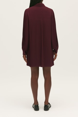 Blouse-jurk - Bordeauxrood