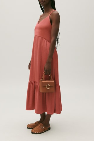 Lange Jurk - Terracotta