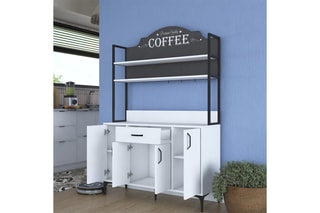 Buffet de cuisine 4 portes JE130 - 120 x 183,6 x 40 cm