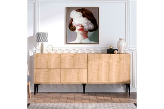 Bahut 6 portes - 180 x 40 x 80 cm