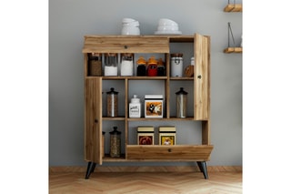 Meuble de rangement 4 portes - 105 x 120 x 35 cm