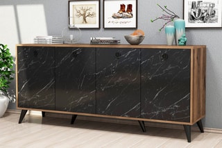 Buffet 4 portes - 180 x 80 x 45 cm