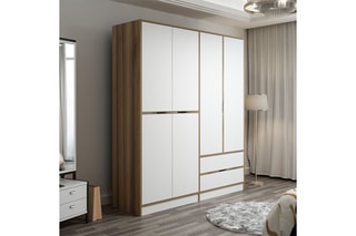 Armoire Elina - 185 x 208 x 52 cm