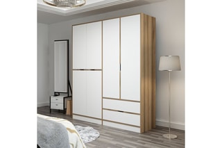 Armoire Elina - 185 x 208 x 52 cm