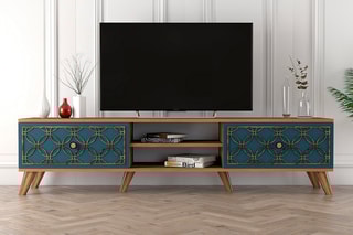 Meuble TV 2 abattants Class - 180 x 35 x 44 cm