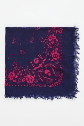 Foulard en cachemire - Bleu marine