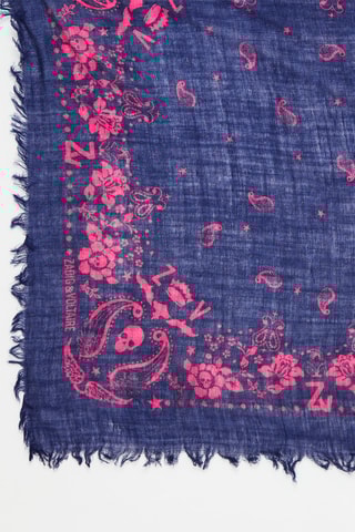 Foulard en cachemire - Bleu marine