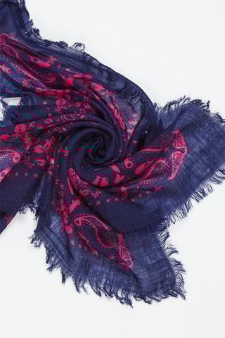 Foulard en cachemire - Bleu marine