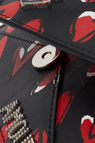 Pochette en cuir - Noir