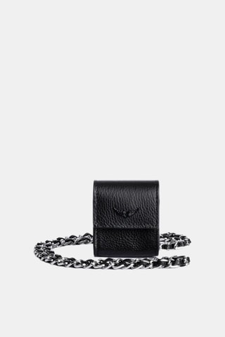Pochette en cuir - Noir