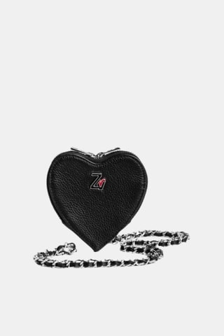 Pochette en cuir - Noir