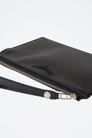 Pochette en cuir - Noir