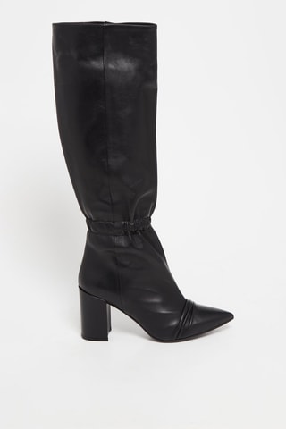 Bottes en cuir de mouton - Noir