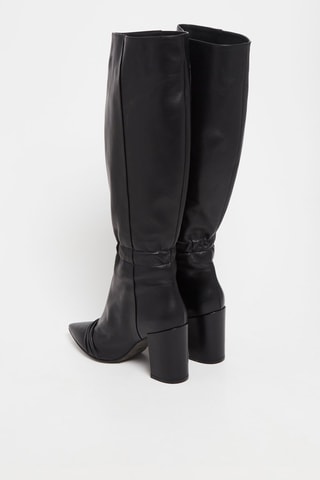 Bottes en cuir de mouton - Noir