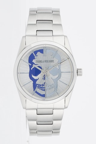 Montre à quartz en acier - Argenté