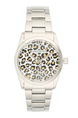 Montre à quartz en acier - Argenté et gris clair