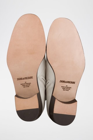Bottines en cuir - Blanc