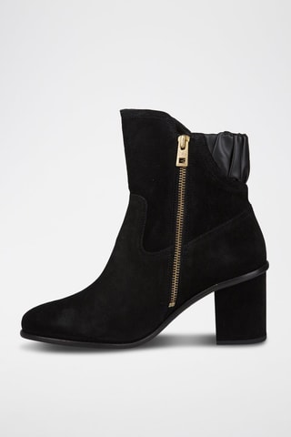 Bottines en nubuck - Noir