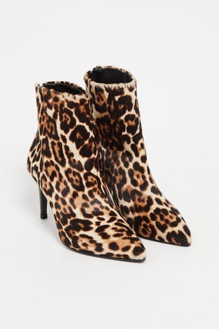 Bottines - Marron et écru