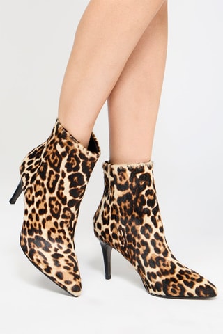 Bottines - Marron et écru