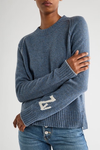 Pull en cachemire - Bleu marine